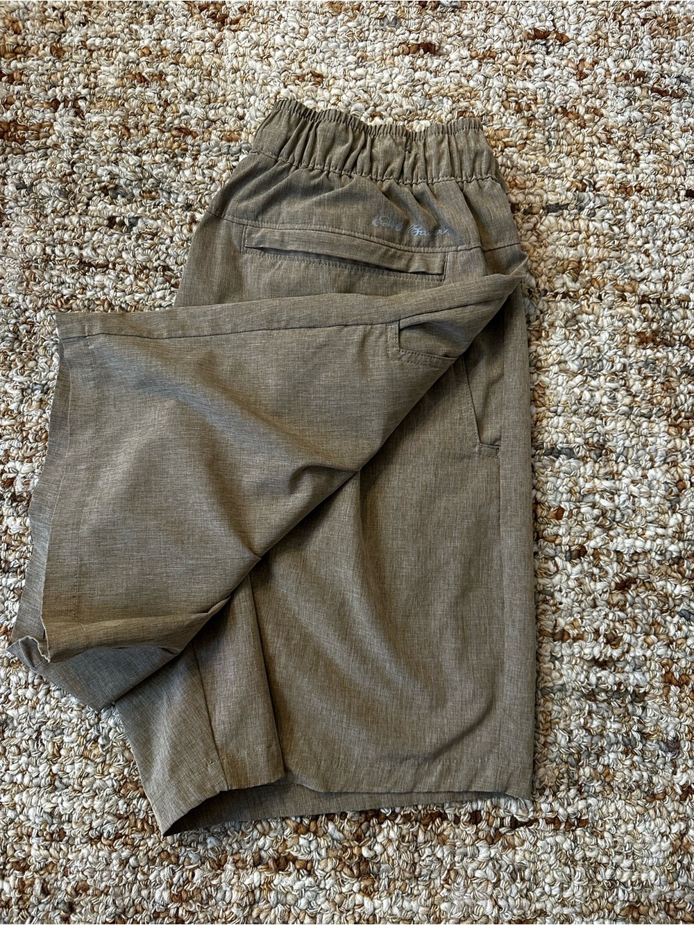 Eddie Bauer Tan Drawstring Hybrid Shorts - Picture 7 of 8